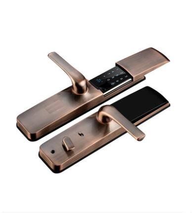 连环乡滑盖指纹锁家用防盗门